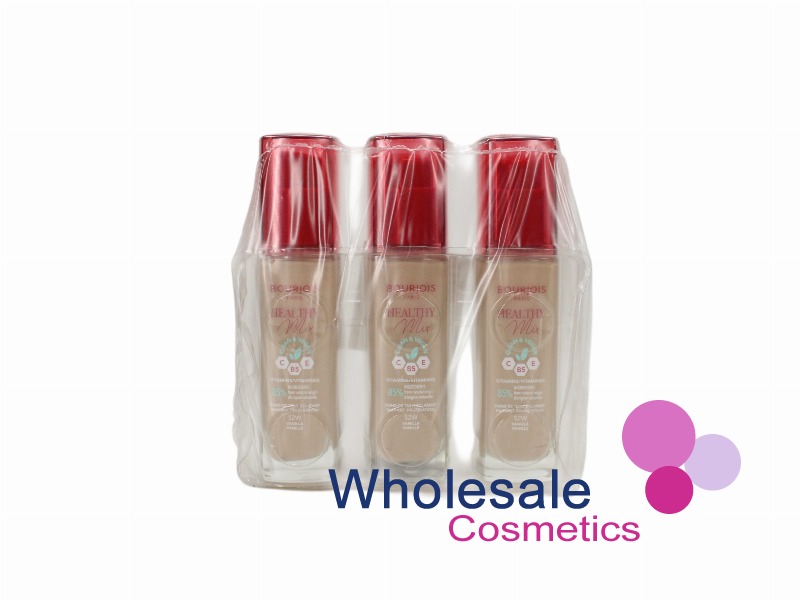 6 x Bourjois Healthy Mix Clean Foundation 30ml - 52W VANILLA